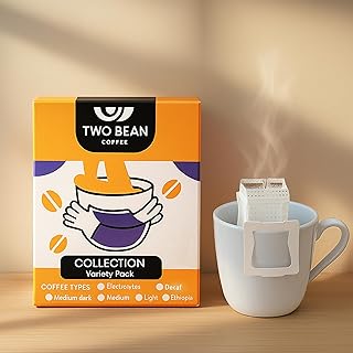 Premium Drip Coffee Packets - Special Edition Collection Gourmet Arabica - 6-Pack Japanese Pour Over for Gifts Travel Office