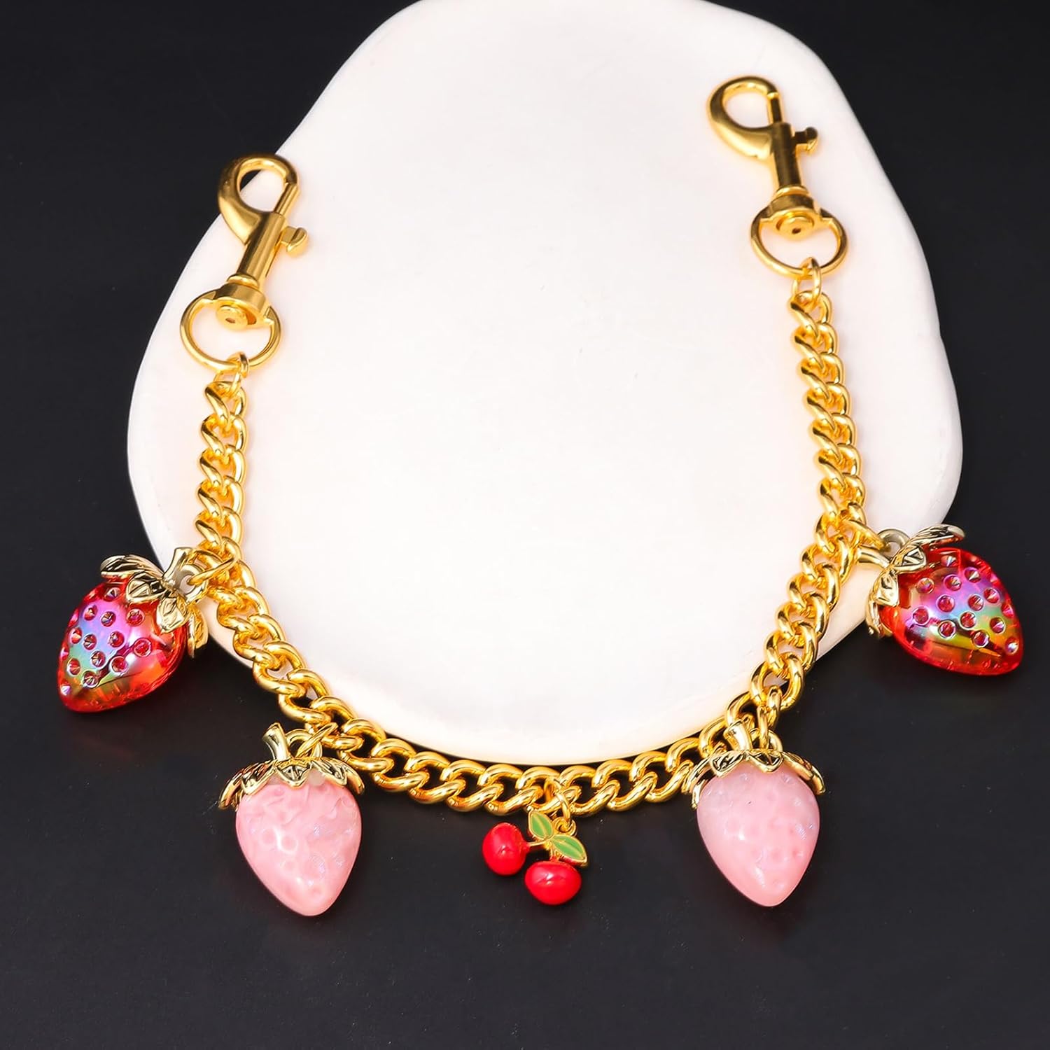 Bag Purse Charms Chain for Handbags Women's Pants Wallet Gold Link Bag Chain Keychain Y2K Accessories - Image 5