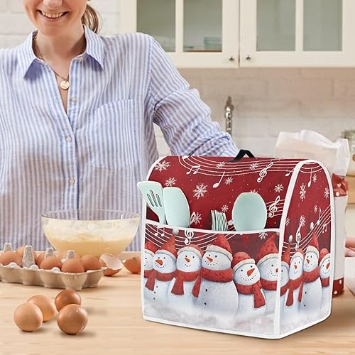 Vista 33 de Funda para batidora de Navidad para Kitchen Aid de 4.5 a 5 cuartos de galón, cubiertas antipolvo para electrodomésticos pequeños de hombre de Un