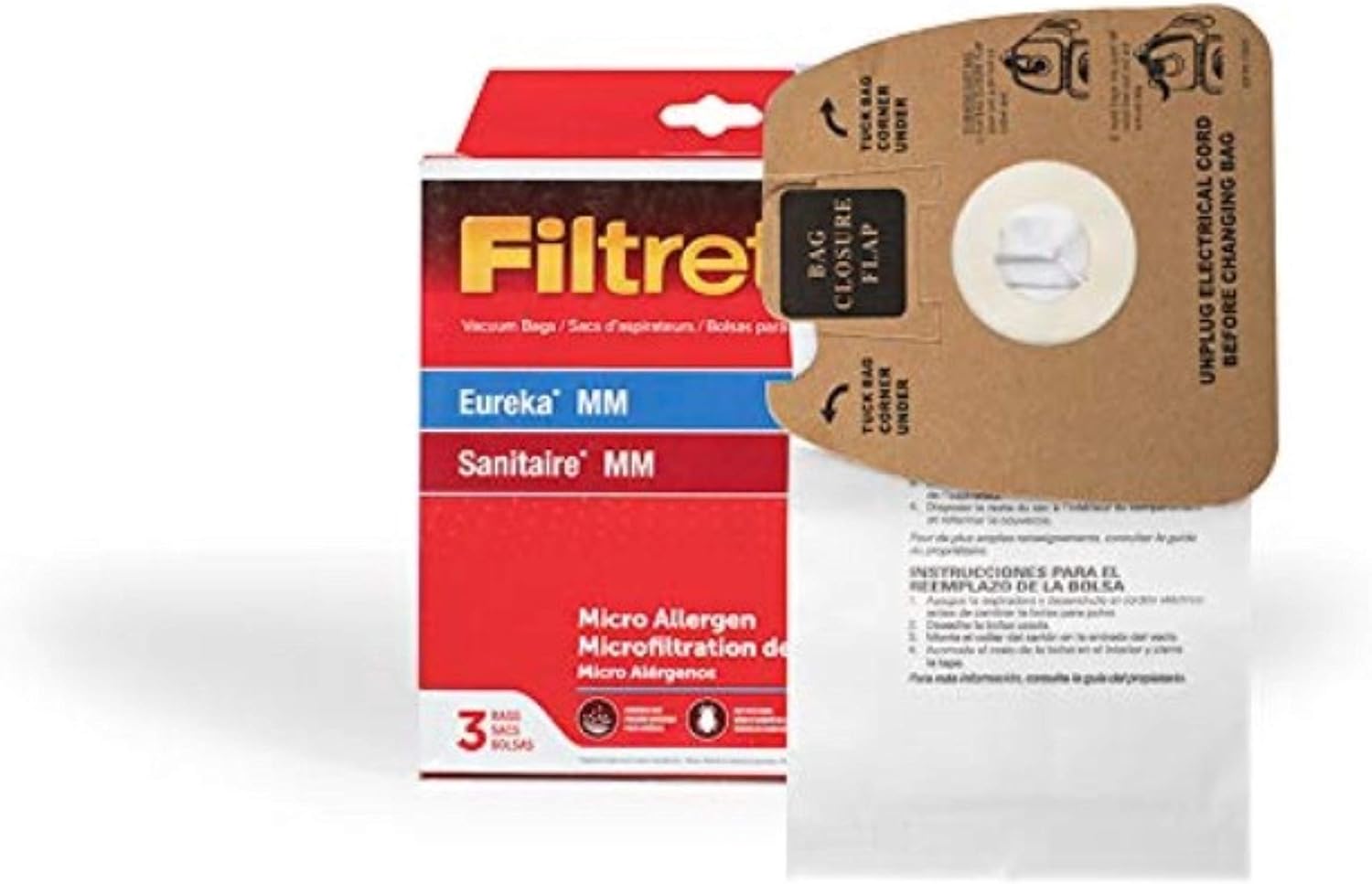 3M Eureka MM Micro Allergen Vacuum Bag, 3