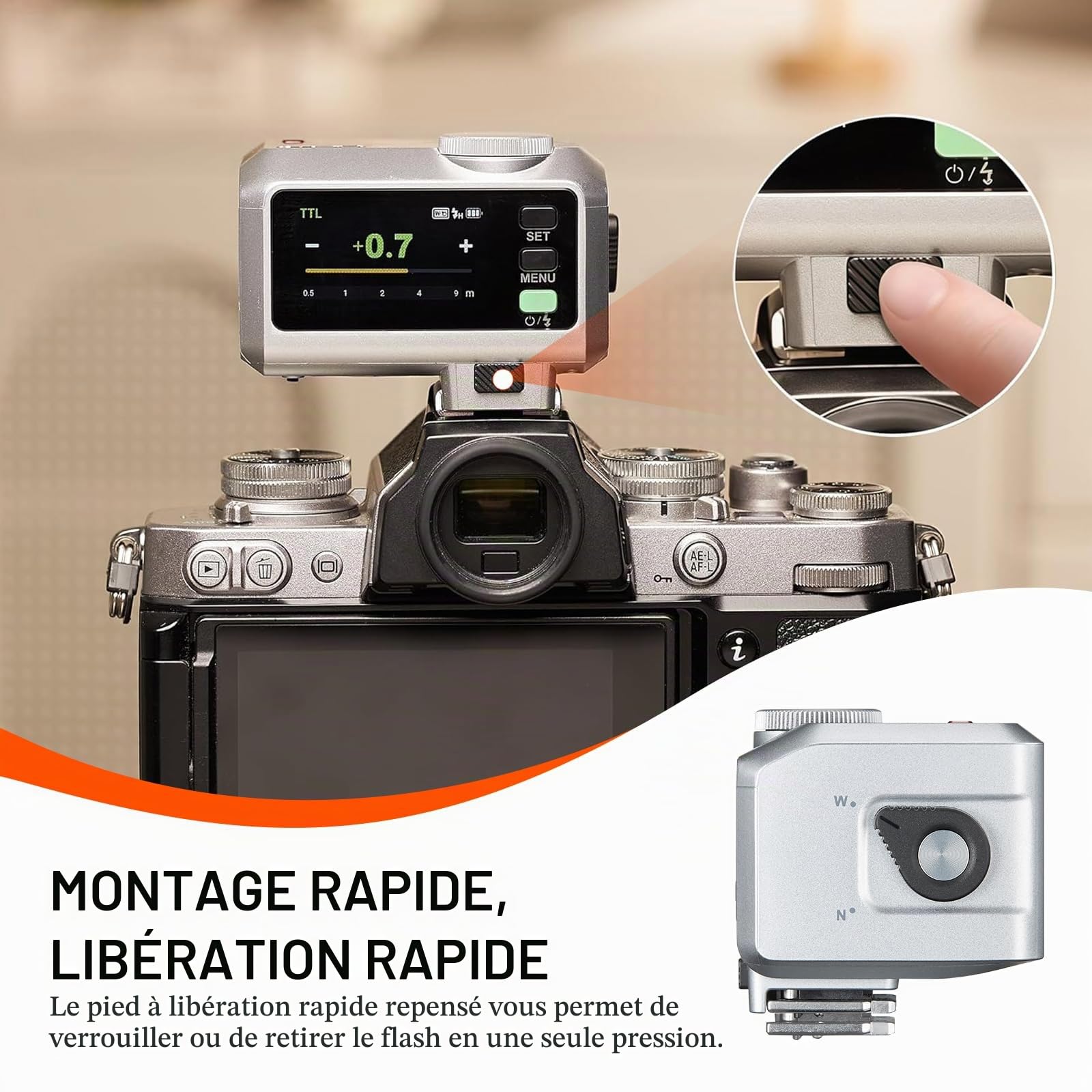 Flash GODOX iT30Pro-S, Exposition Automatique TTL, système 2,4 GHz, synchronisation Haute Vitesse 1/8000s Compatible avec Les appareils Photo Sony