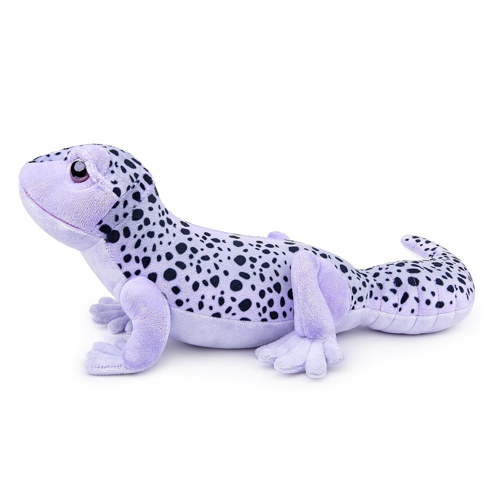 Tiny Heart Simulation Soft Gecko Lizard Plush Toy, Lifelike Leopard Gecko Soft Plush Animal Toy