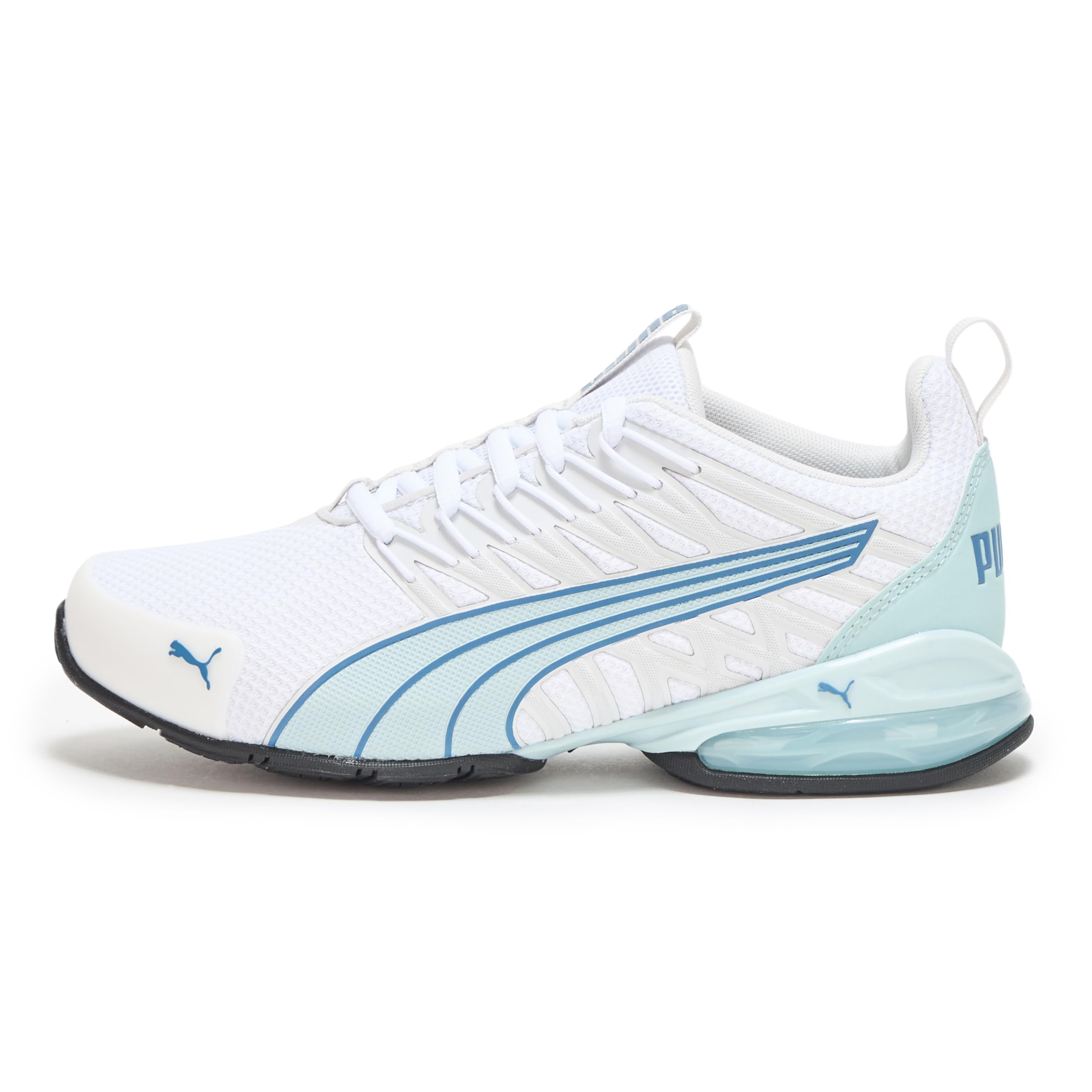 PUMA Women's Voltaic Evo Cross Trainer Sneaker, White-Frosted Dew, 8 Wide