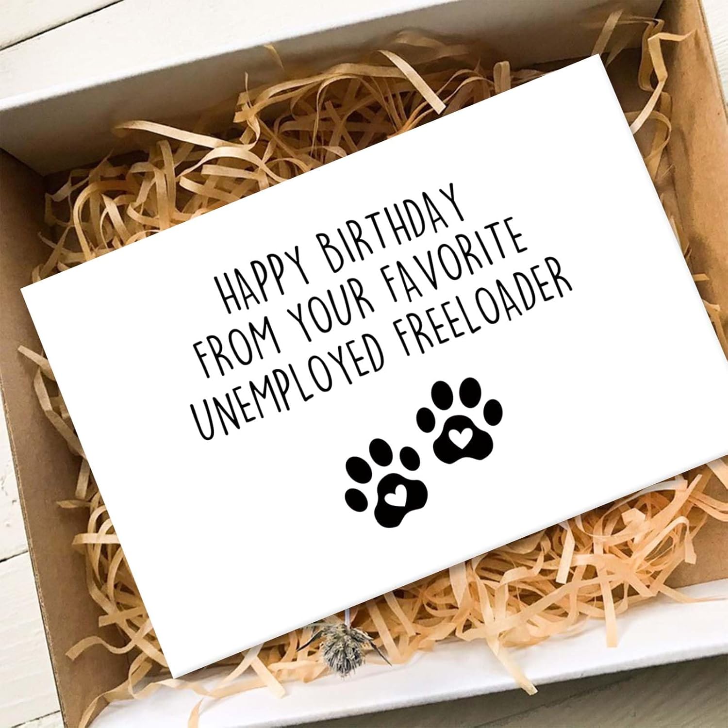 Funny Birthday Card for Dog Mom Dad, Birthday Card Gift from Dog or Cat, Happy Birthday Card for Boyfriend Girlfriend Pet Parent - Image 6