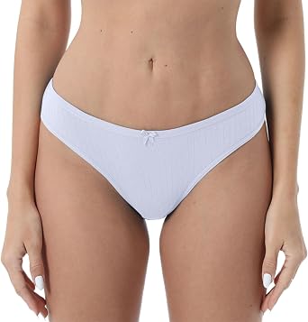 Seamless Thongs for Women Sexy Low Waist No Show Panties Soft Stretch Thong Bikini Hipster Underwear