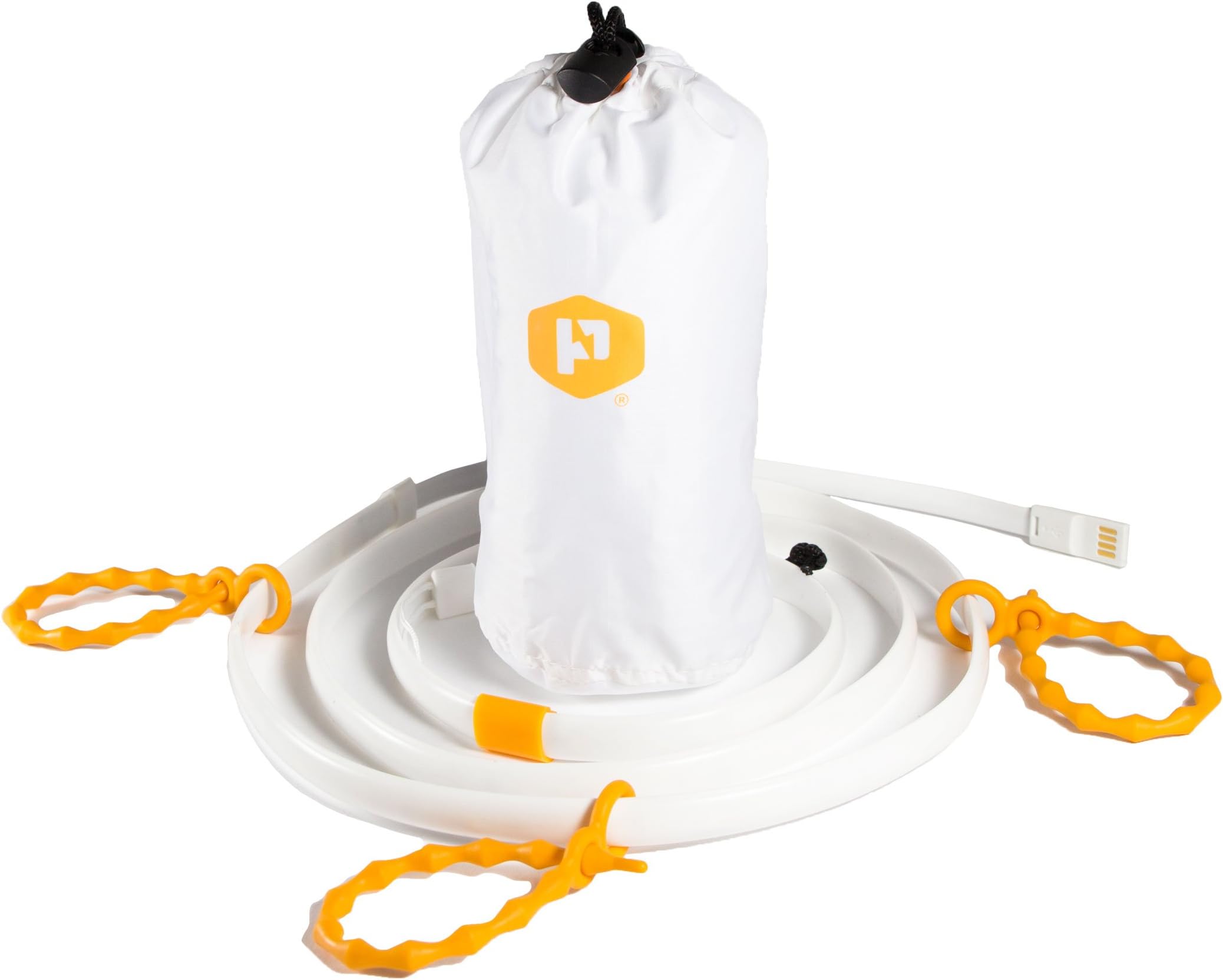 Luminoodle - Flexible Waterproof USB LED Strip/Lantern for Camping or Safety Light (5 Foot)