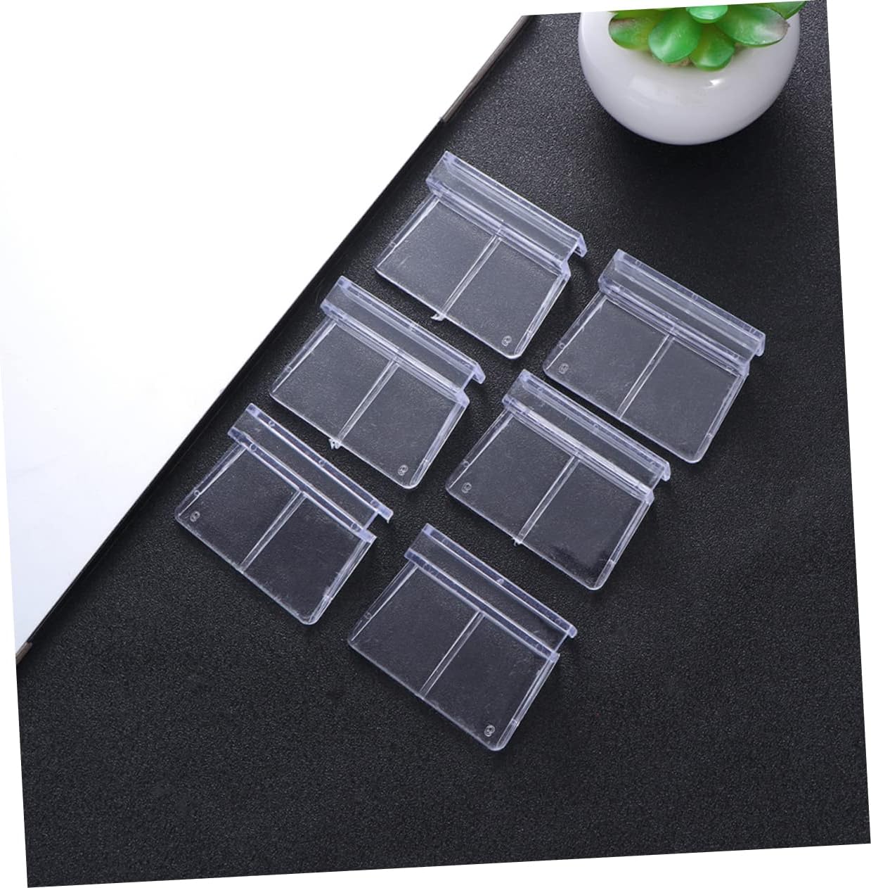 PRETYZOOM 3sets Practical Aquarium Bracket Fish Tank Cover Support Acrylic Frame for 5-6mm Glass Tanks Safe for Fish 10pcs*3