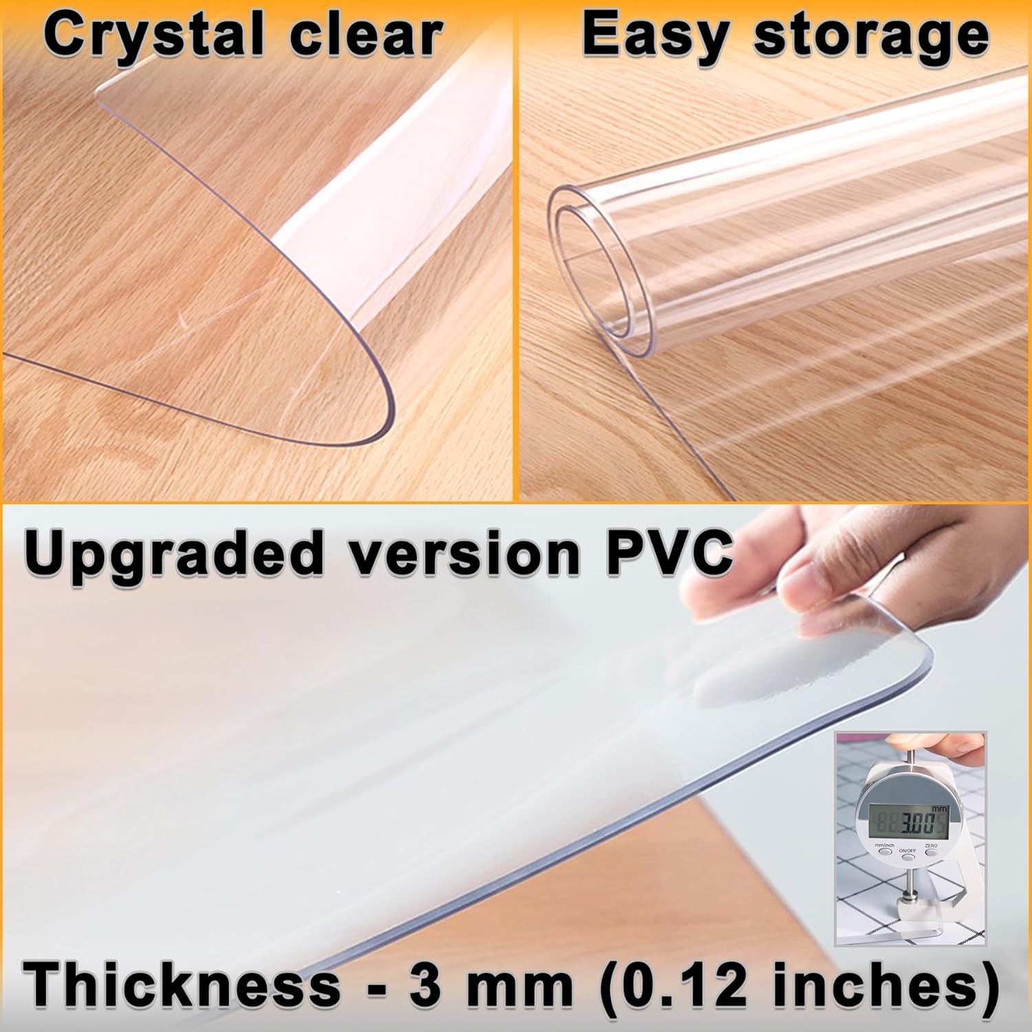 Zmywalny obrus z PCW do kuchni, imprez i pikników - trwały, wodoodporny, łatwy w pielęgnacji (40 x 180 cm) - idealny na urodziny i Święto Dziękczynienia