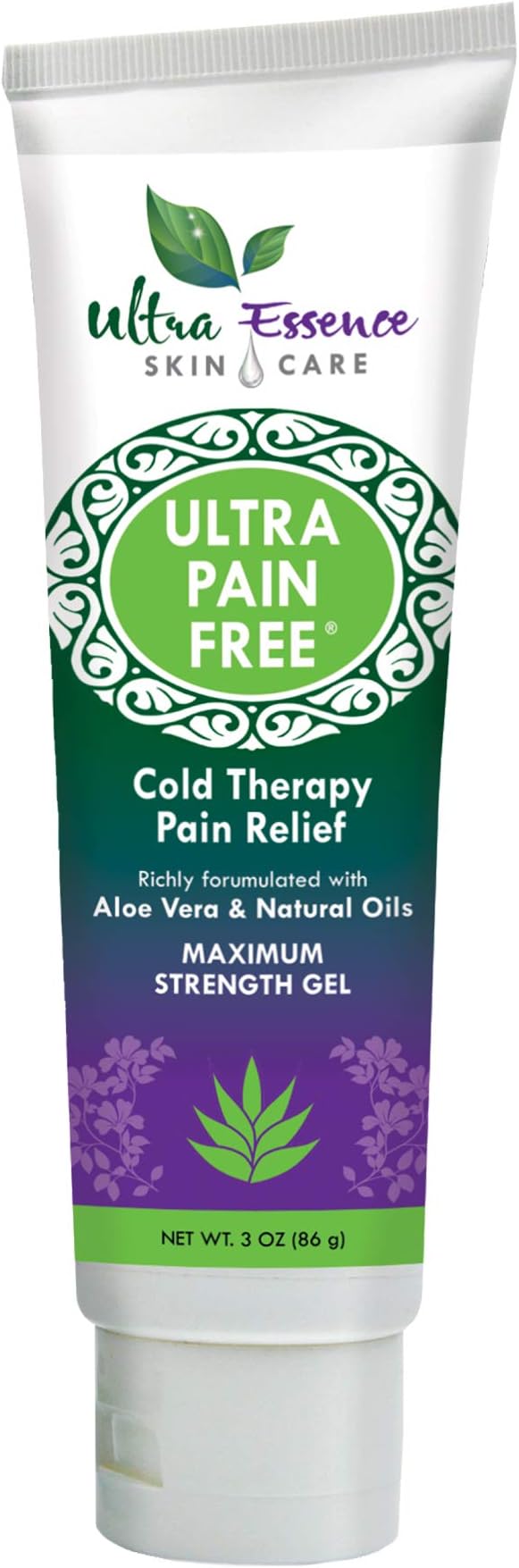 Ultra Balm Ultra Pain Free - Pain Relief Gel - Ultra Pain Free - Cooling Topical Pain Reliever for Joint, Back, Arthritis, and Muscle Pain, Fast Acting and Long Lasting