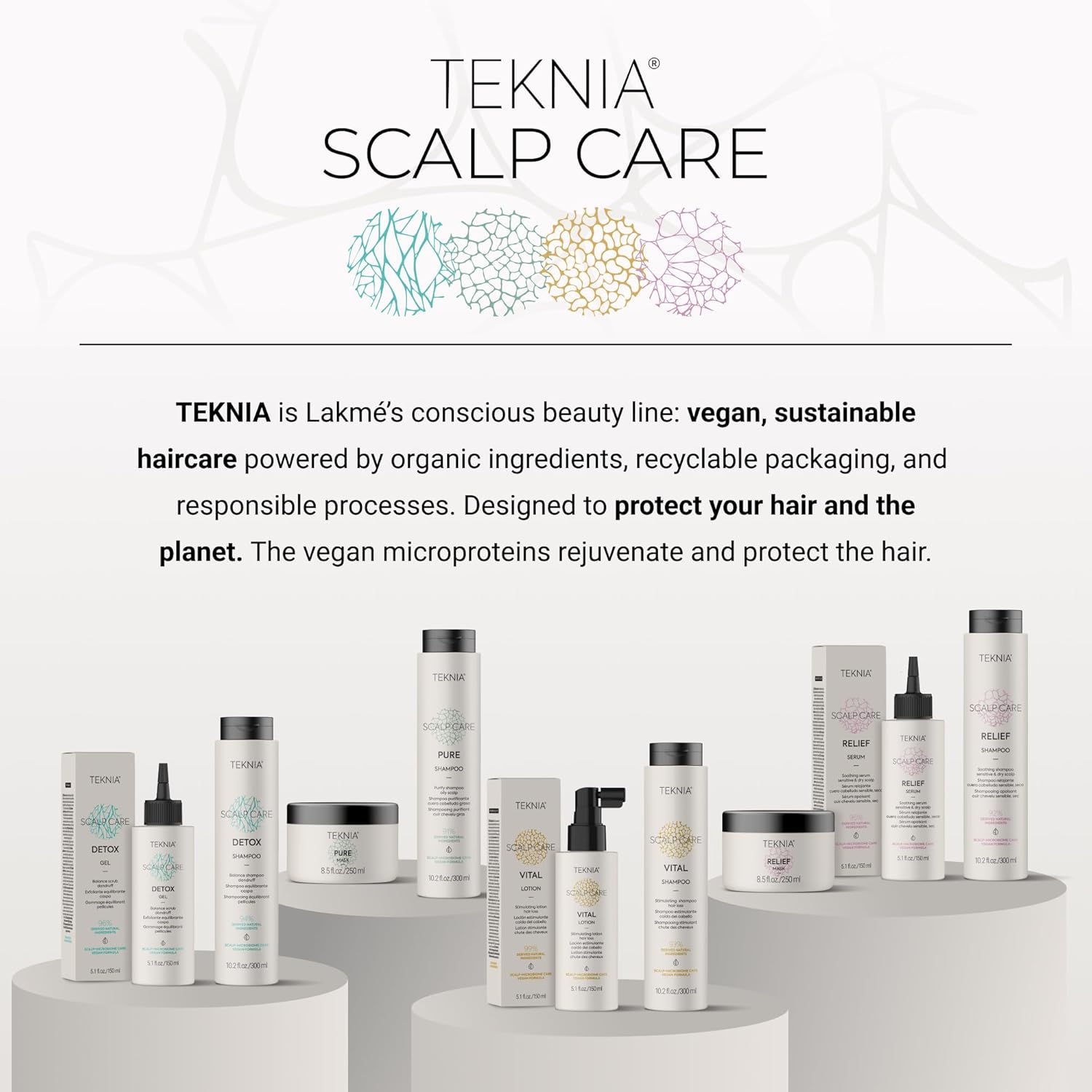 Lakmé Teknia Scalp Care Relief Soothing Shampoo, Dry Scalp Shampoo, 10.2 Fl Oz - Image 9