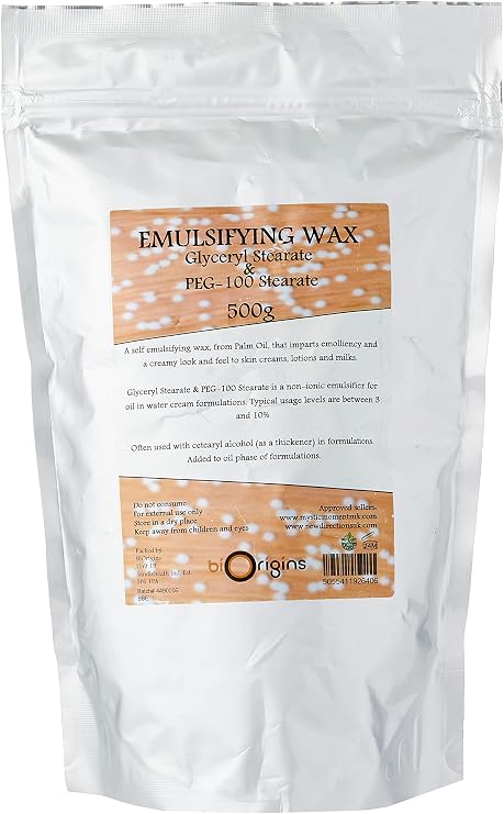Glyceryl Stearate & Peg-100 Stearate Emulsifying Wax - 500g