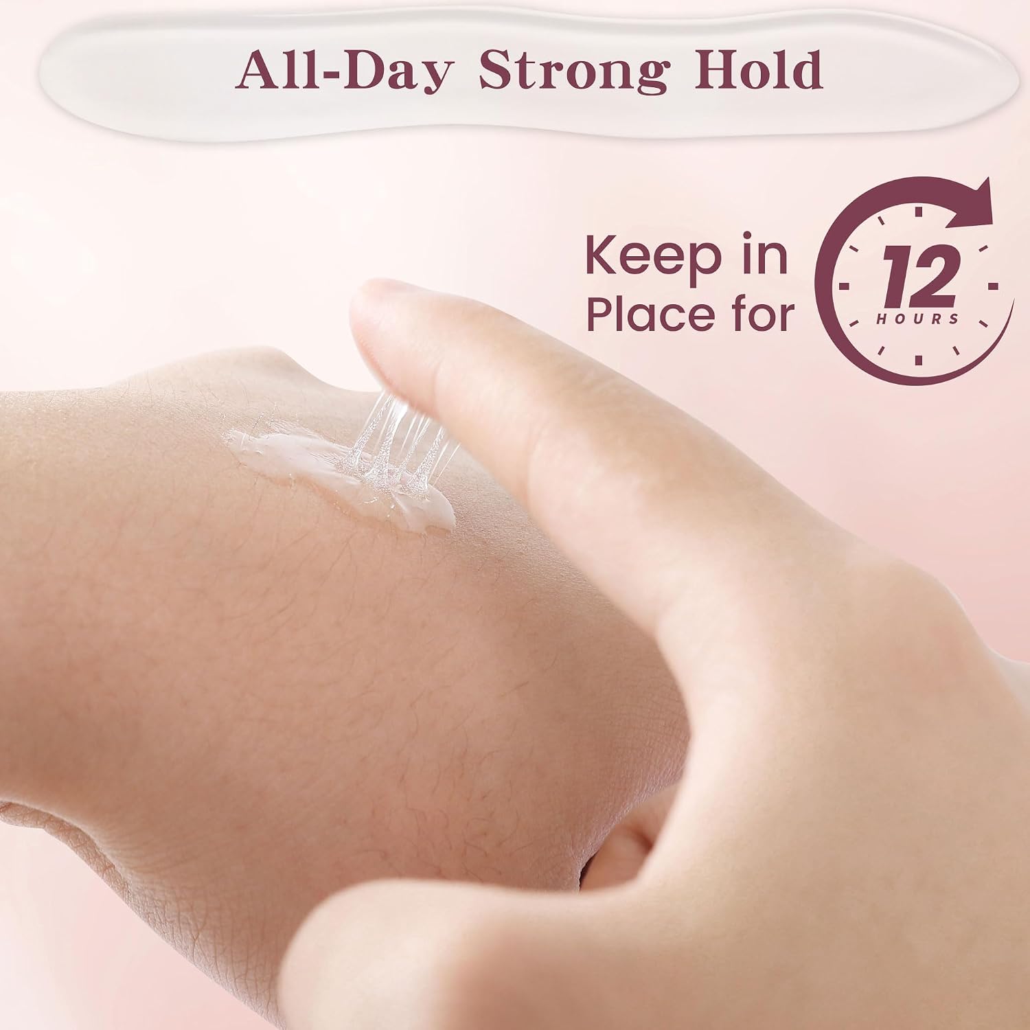 Body Adhesive for Clothes and Dancers - 80ml, Sweat Proof, Strong Hold Skin Glue for Socks, Stockings, Leotards, Bras, Wigs, Costumes and Clothing