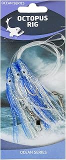 Octopus-Rig Wrackfischen Kabeljau, 10er Haken Gr.5