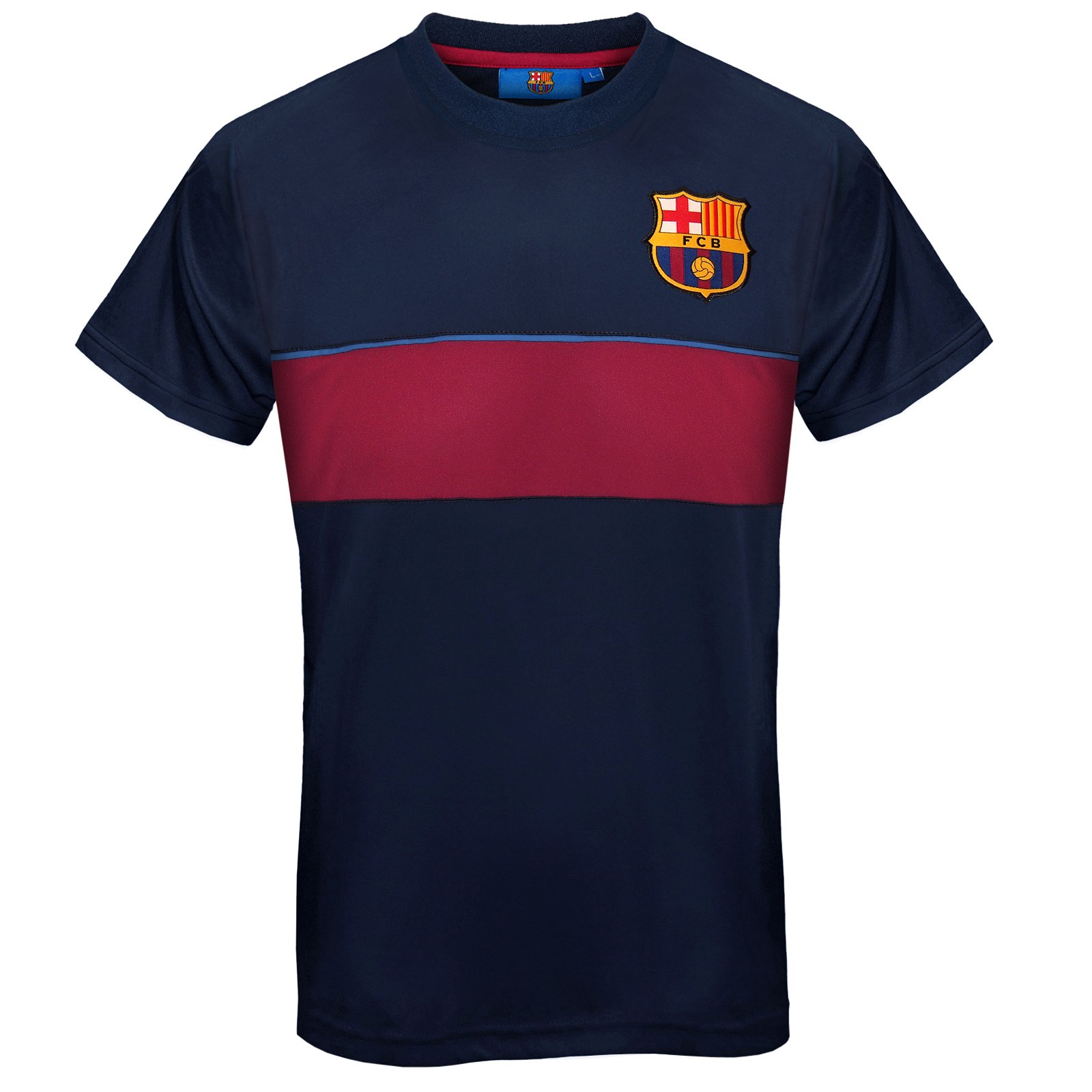 FC Barcelona - Camiseta Oficial para Entrenamiento - para Hombre - Poliéster