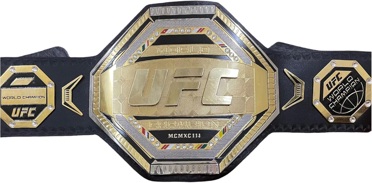 Generic Beltland- UFC Legacy Championship Belt Replica 2mm Zinc Adult Size