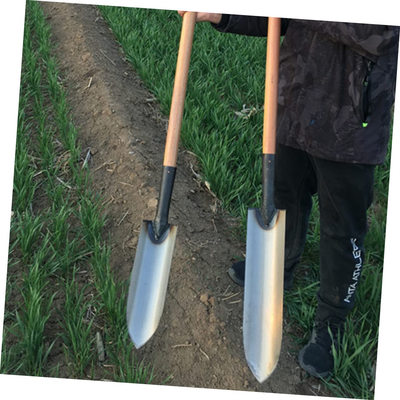 Abaodam Metall Gartenschaufel Zum Graben Und Pflanzen Outdoor Bodenwerkzeug Kompakt Robust Und Komfortabel Für Garten Hof Und Landwirtschaft