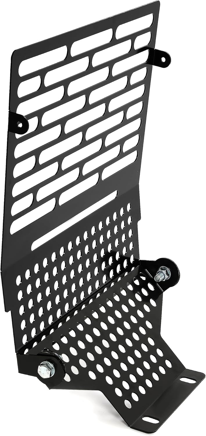 KUAFU Brush Guard Insert Compatible with Kubota L2501 L3301 L3901 L4701 MX4800 MX5200 MX5400 MX5800 MX6000 Tractor Grille Insert Electrophoresis Steel Black