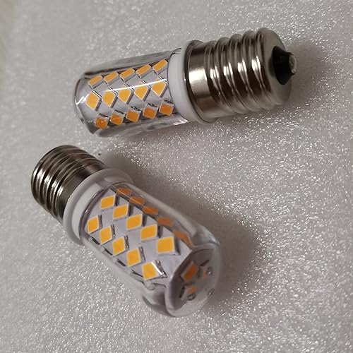 Miniatura 6 de KAKEMONO Bombilla LED regulable E17 para ventilador de techo de 4 W, equivalente a halógeno de 40 W, 2700 K blanco cálido 120 V E17 base intermedia