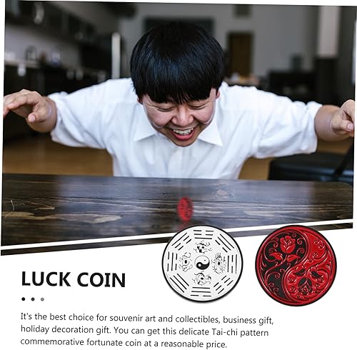 Miniatura 6 de 3 unids moneda de la suerte china dinastía tiempo suerte decoración china decoración china recuerdo moneda suerte encantos de la suerte moneda