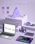 USB-C Hub JoyReken,USBC to USB Hub with 4 USB 3.0,USB-C Splitter for Type C MacBook Pro/Air, Mac Pro,iMac,Mac mini,Surface,XPS,Mouse,Keyboard,Flash Drive, U-Disk(Light Purple)