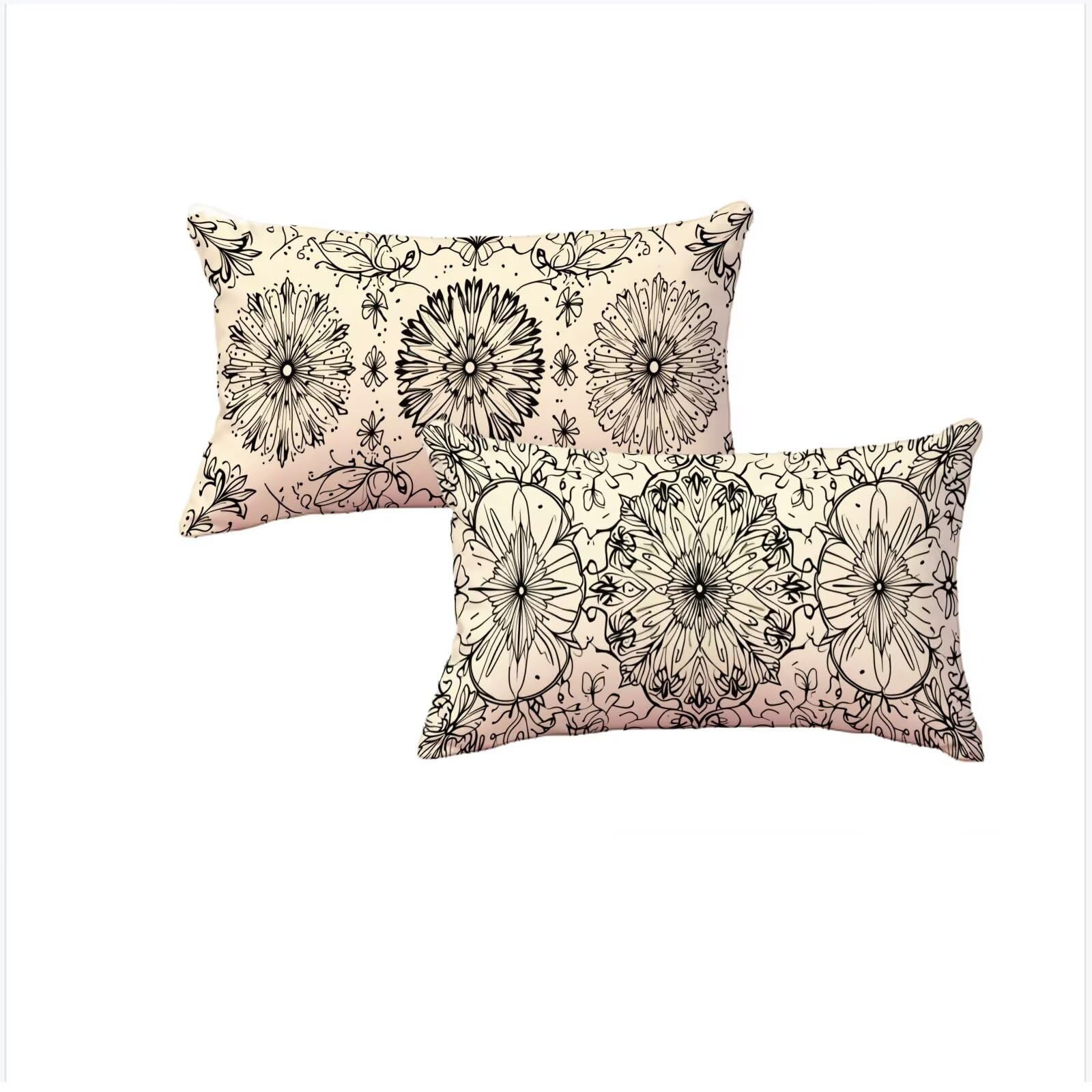 Housse coussin 70x90cm imperméable pour canapé et balcon design B273