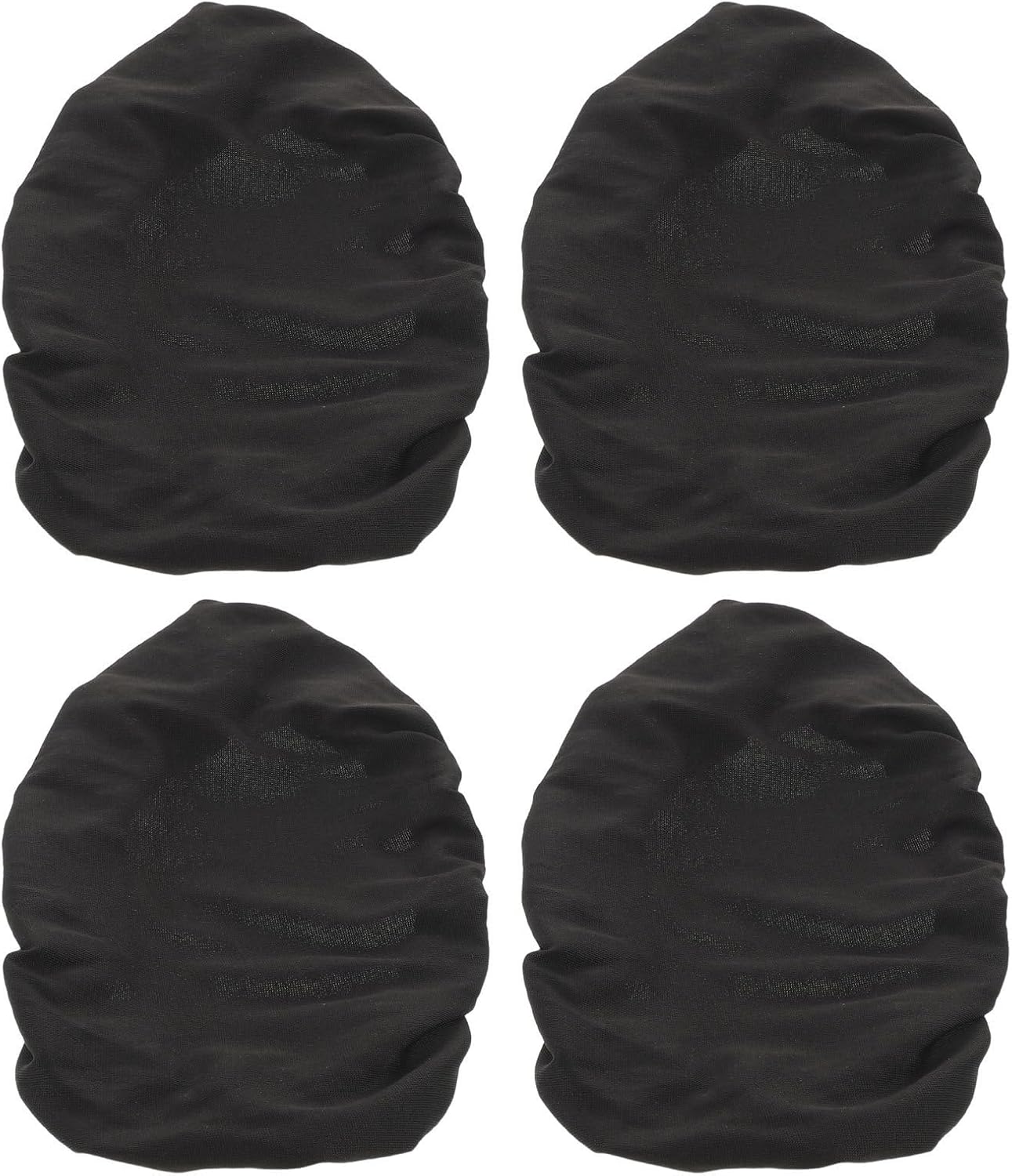 Ski Goggle Cover Sleeve 4pcs Black Cloth Lens Protector | Reusable Sleeve for Winter Sports Storage, Quick Placement and Removal, Helps Prevent Scratches and Smudges