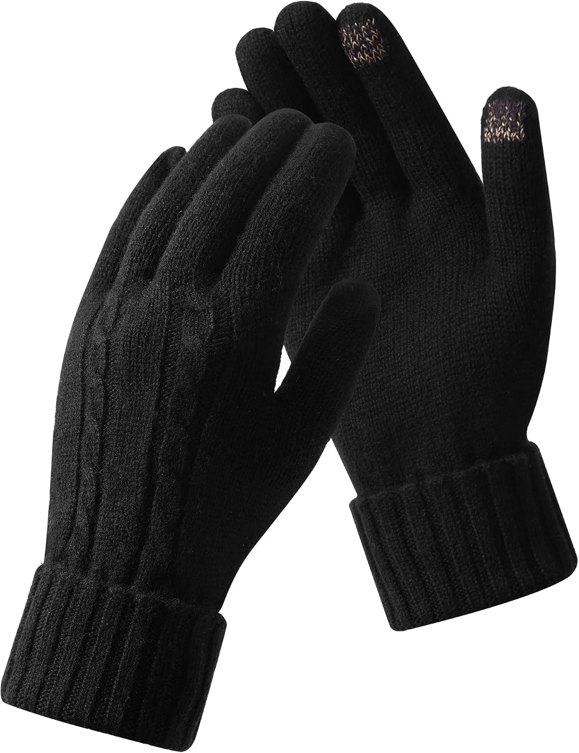 Winter Wool Gloves,Women Men's Soft and Cold-Resistant Gloves,Touch Screen,Running,Driving,Hiking,Travel