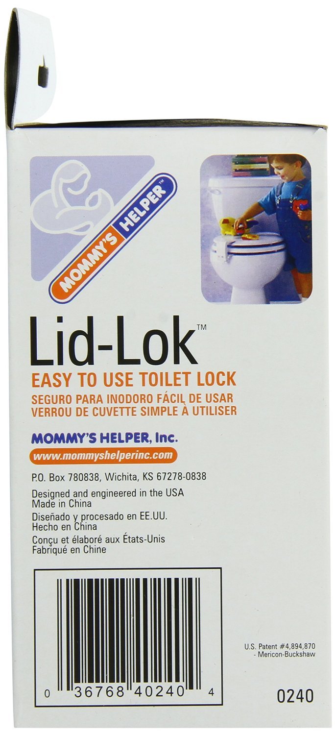 Mommy's Helper Toilet Seat Lid-Lok, Set of 2