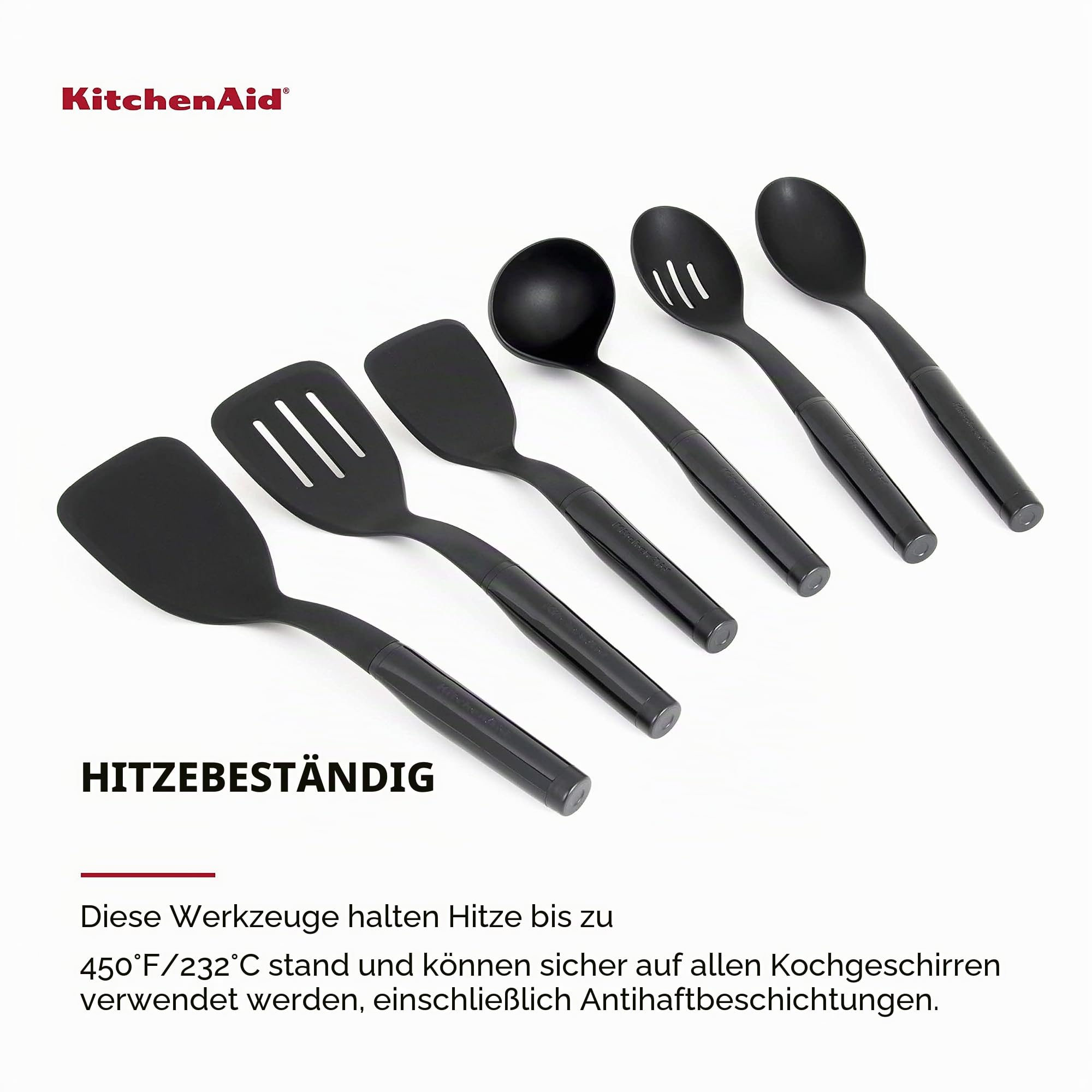 KitchenAid Universal-Werkzeugset, 6-teilig, schwarz