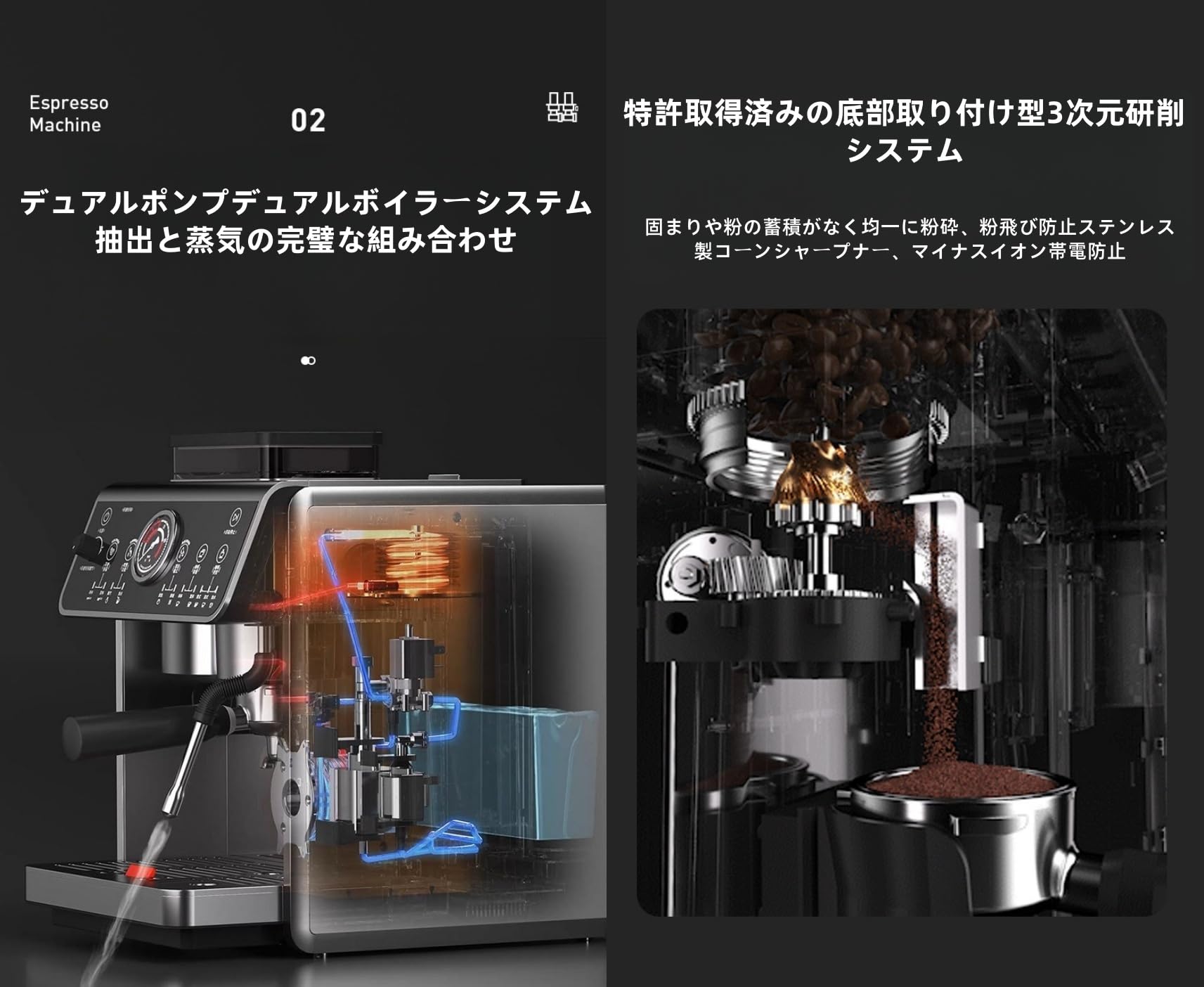 Amazon.co.jp: TVT エスプレッソメーカー ダブルボイラー エスプレッソ
