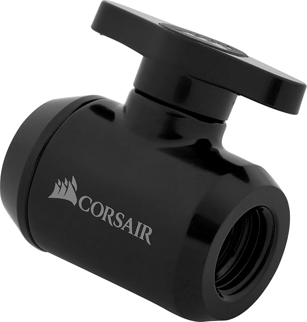Corsair Hydro X Series, XF Ball Valve, Black