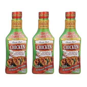 Tony Chachere Pourable Marinades, Chicken Marinade, 3 Count