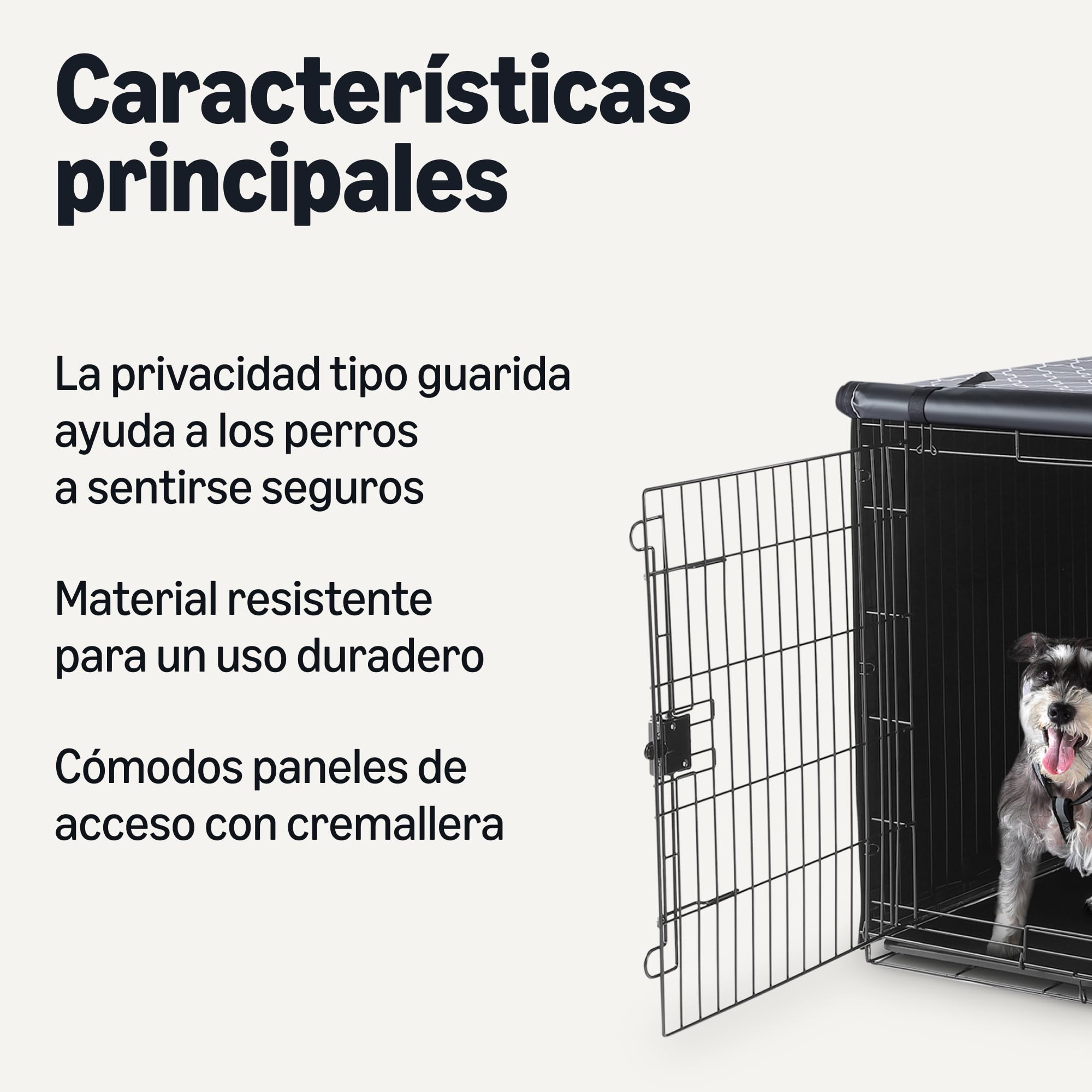 Amazon Basics - Fundas para jaula de perro, 121.9 cm, Diseño