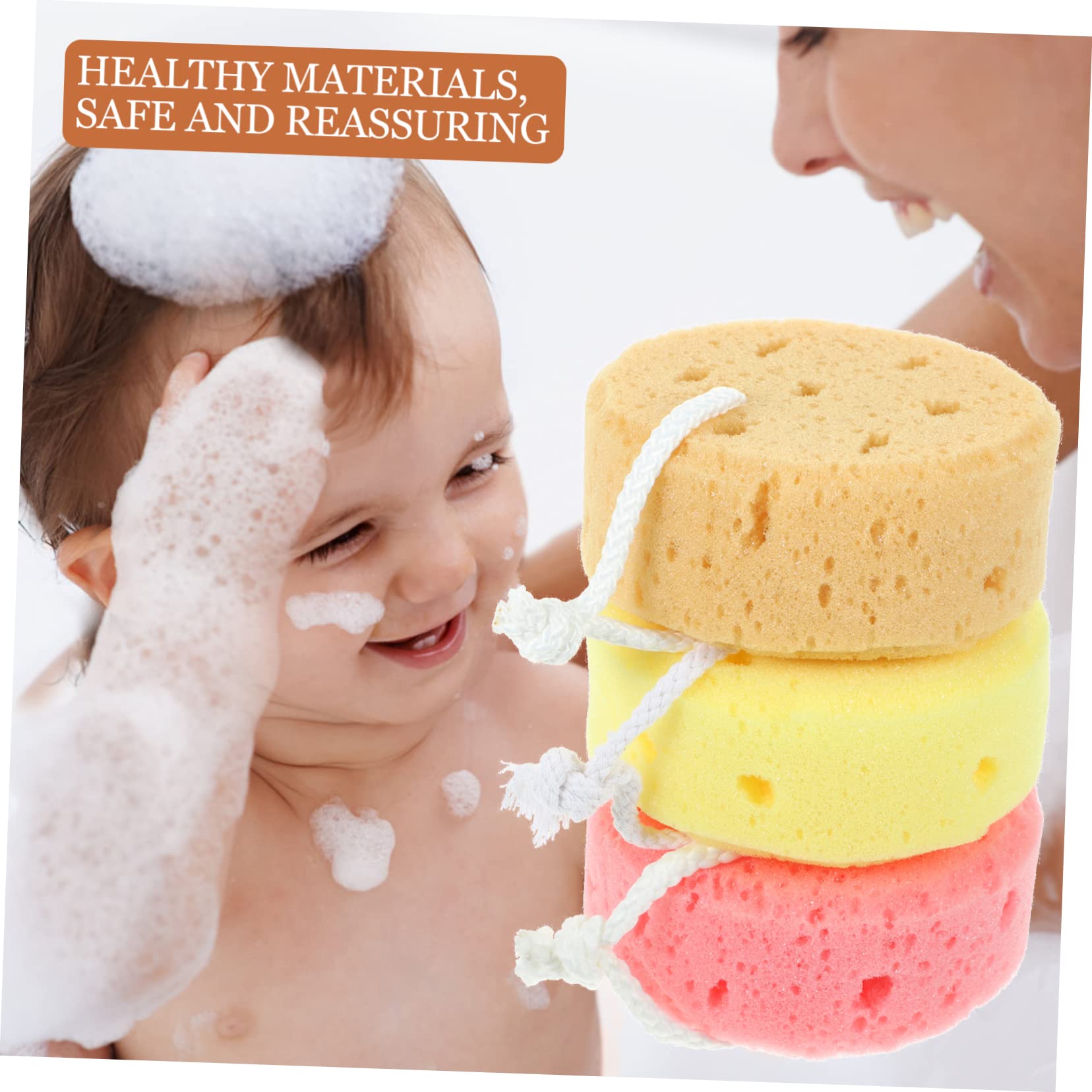 Healvian 12piezas Esponjas De Baño Para Niño Niña Esponja Exfoliante De Diseño De Panal y Ligera Para Baños De Bebés y Adultos