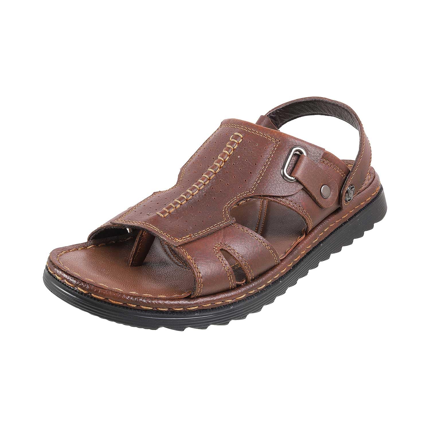 metro Men Synthetic Leather Comfort Sandal-picture-11