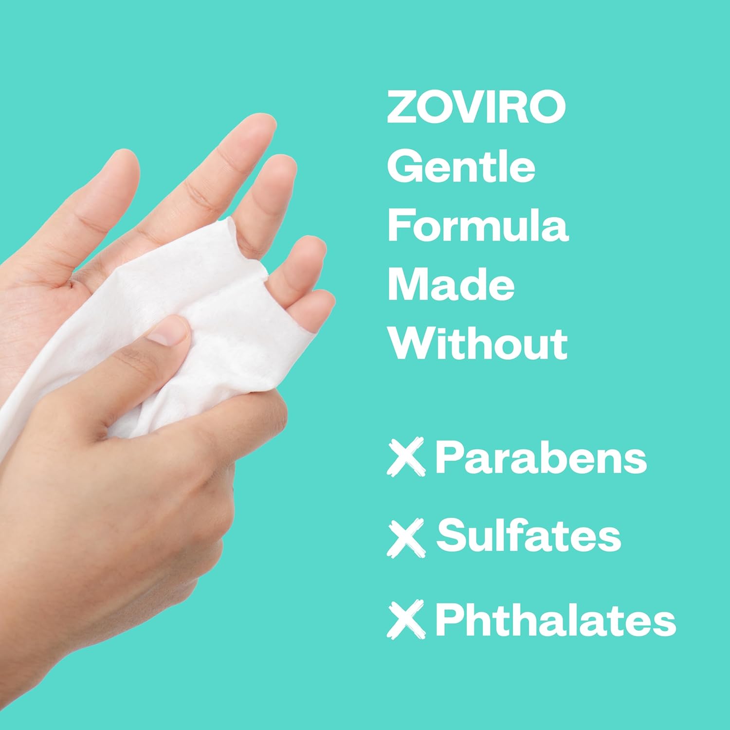 Zoviro Hand Sanitizer Wipes, Moisturizing With Tea Tree Essential Oil, Ultra-Soft 100% Viscose, Hand Wipes Travel Size, Tea Tree Scent, 20 Count (Pack of 10) - Image 4