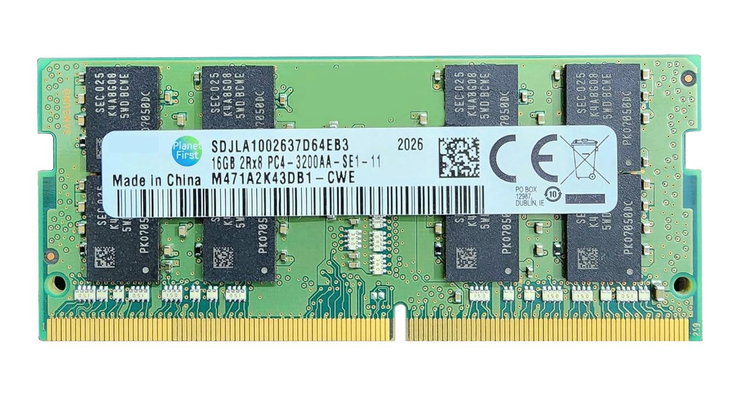 High-Performance 16GB RAM DDR4 3200mhz Laptop SODIMM DDR4 RAM 1.2v Upgrade Compatible for Samsung 16GB RAM DDR4 Laptop M471A2K43DB1-CWE - (Warranty- 3 Years) (B0CDXGMRJV) Amazon Price History, Amazon Price Tracker
