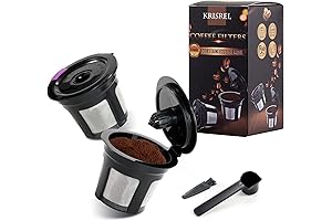 Reusable K Cups Coffee Filters 2 Pack - Refillable Coffee Pods Replacement...