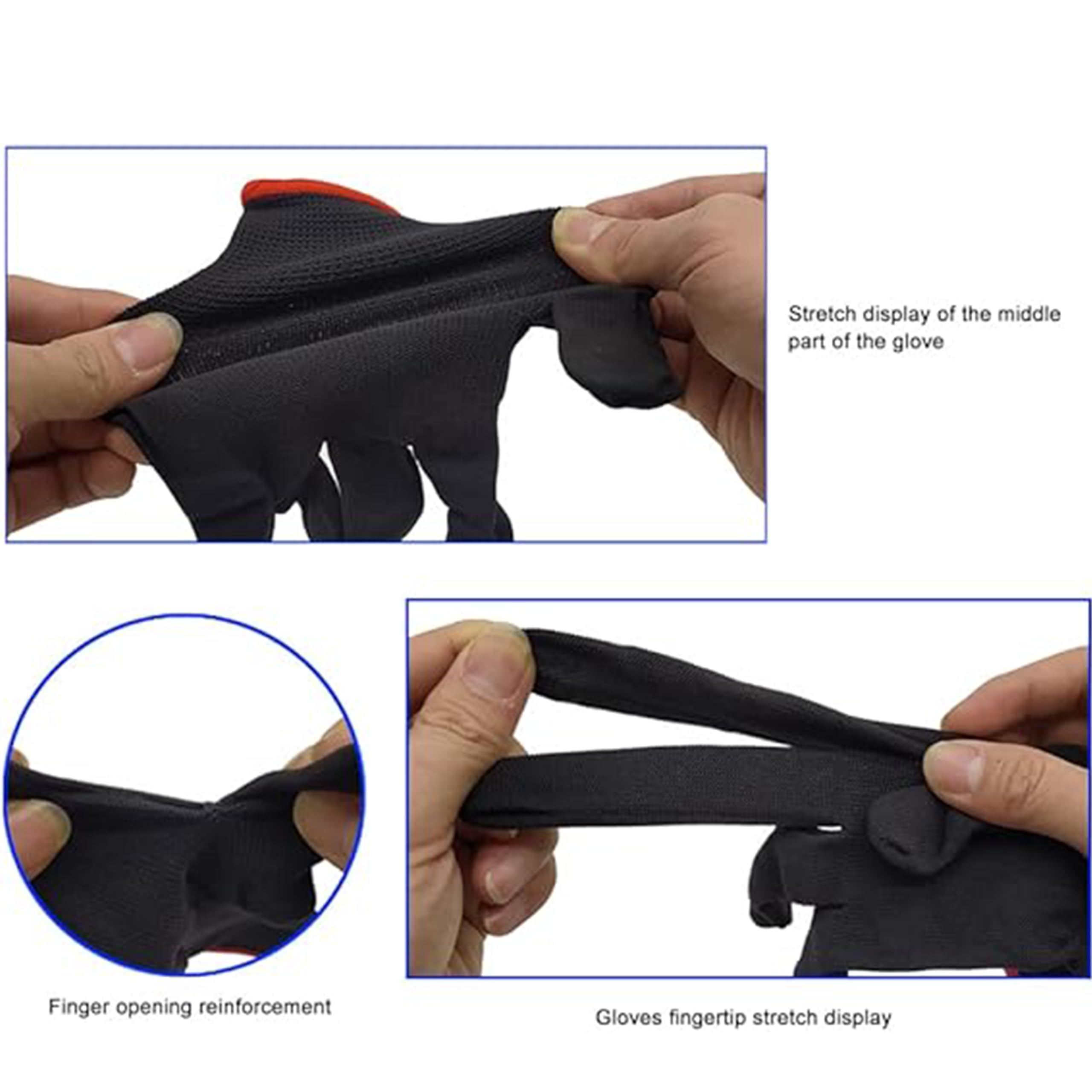 Gants De Protection Contre La Chaleur Pour Coiffure - 2 Pièces Professionnels Anti-Chaleur Pour Cheveux Curling Le Fer