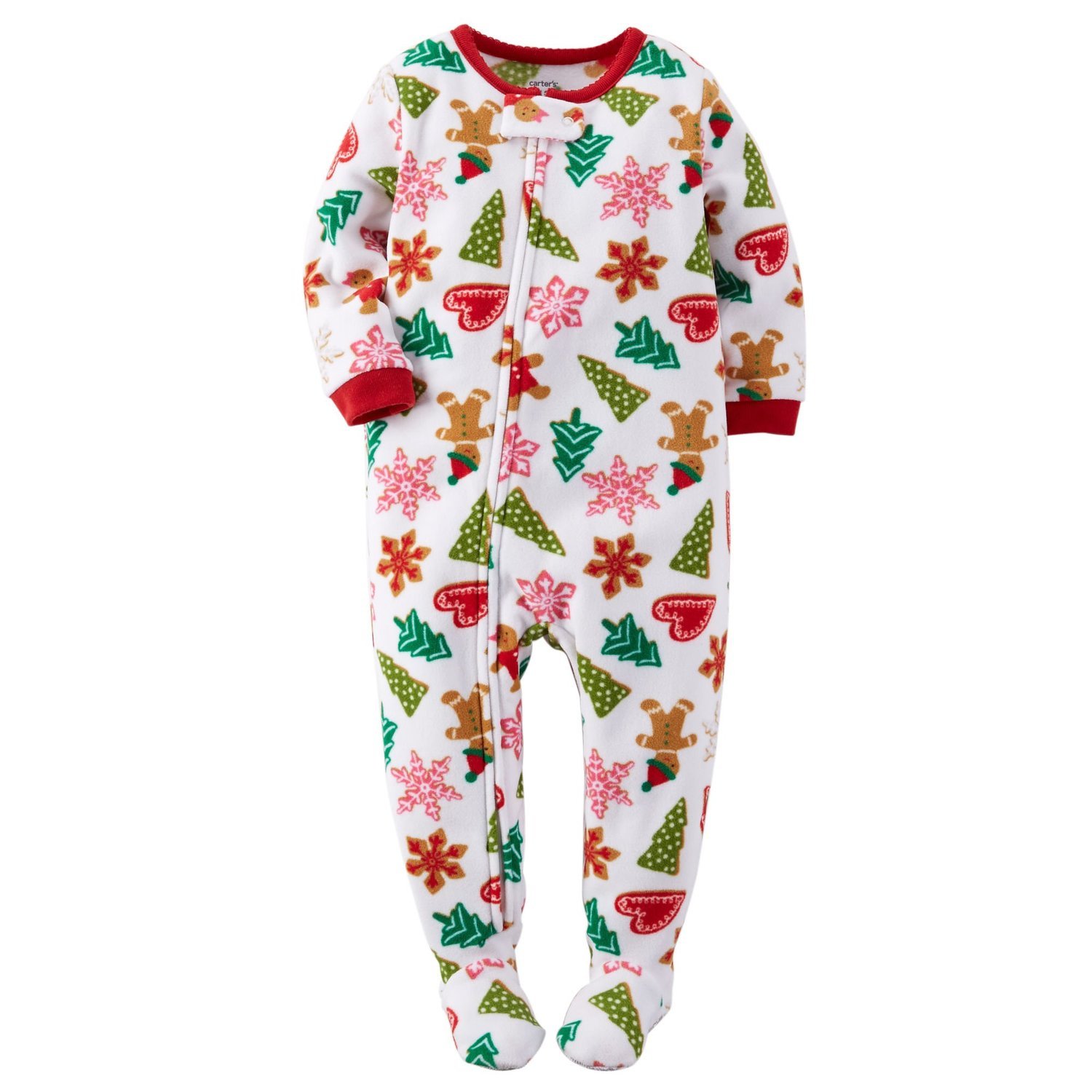 Carter's Pijama de Navidad de forro polar para niñas pequeñas