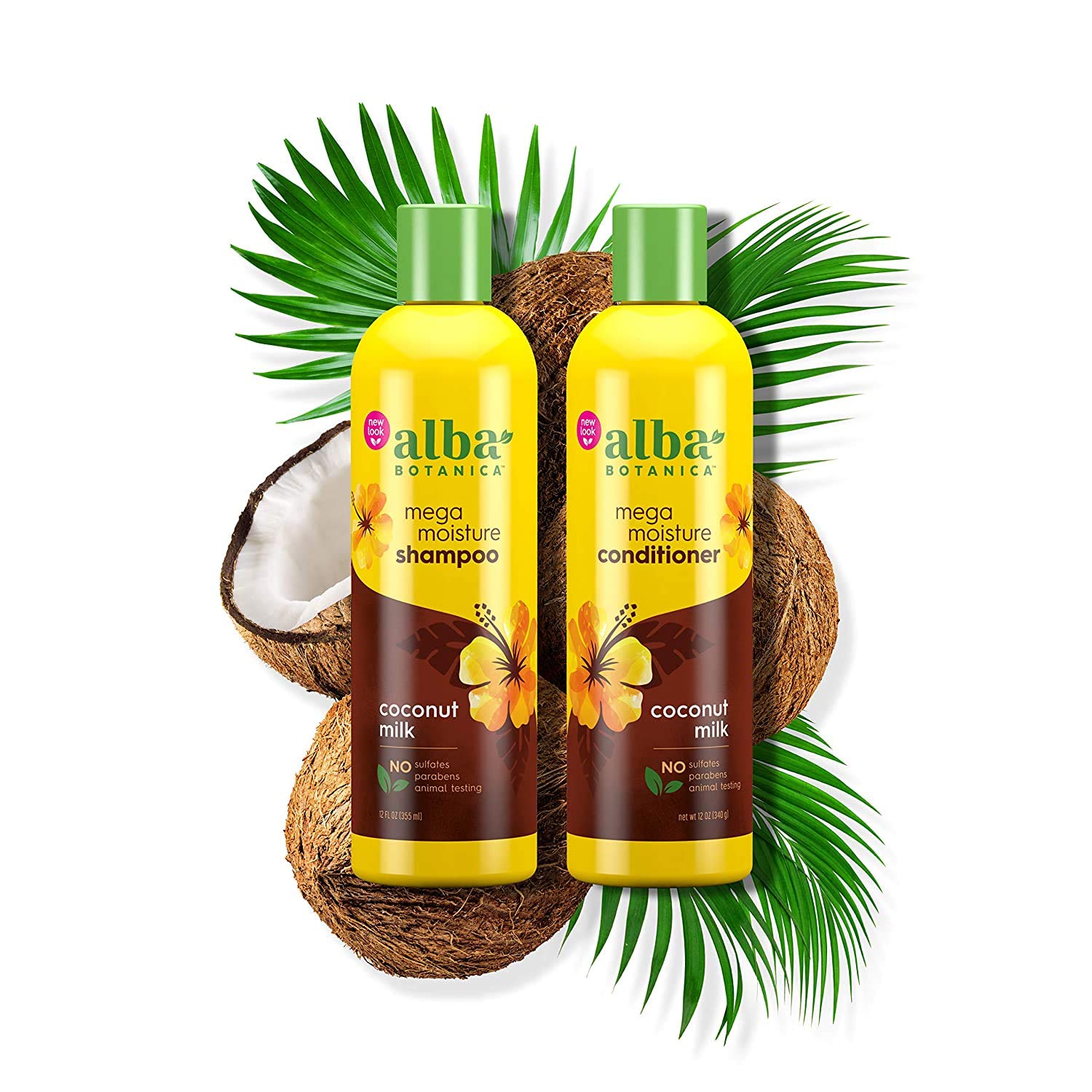 Alba Botanica Shampoo, More Moisture Coconut Milk, 32 oz.