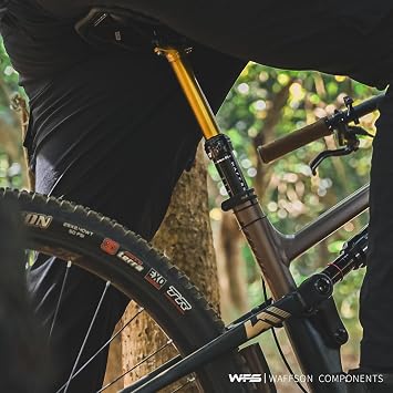 WFS Vresa Dropper Seatpost w/ Remote Lever and Cable 30.9 / 31.6 mm, Travel 80/ 100/ 125mm, Remote, External Cable Routing Lightweight Alloy Build, Black