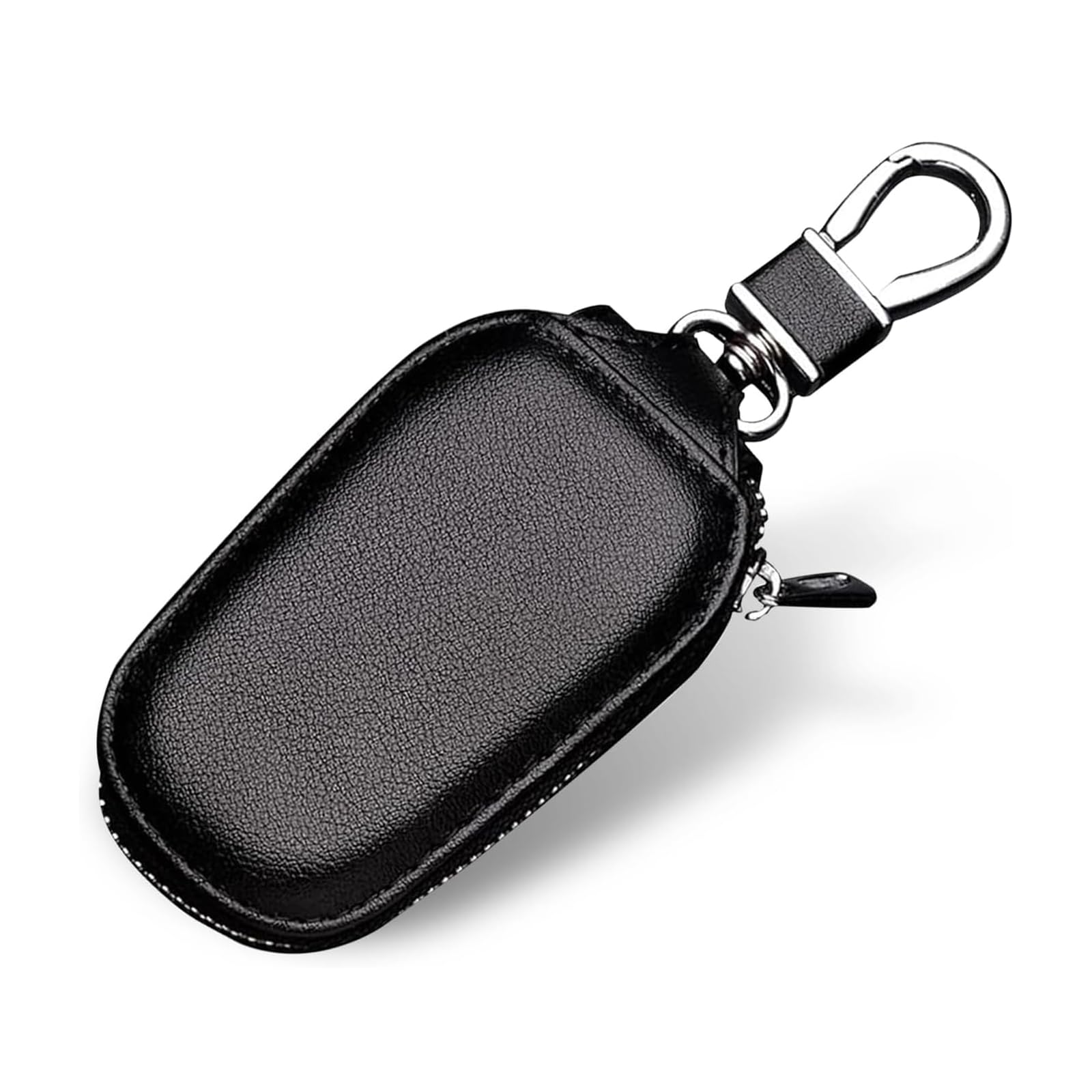 JIAHAI Car Key Case for Mitsubishi Pajero Pajero V73 V93 V97, Waterproof Car Key Fob Holder Keys Organizer, Key Fob Protector with Metal Hook and Zipper, Auto Key Holder