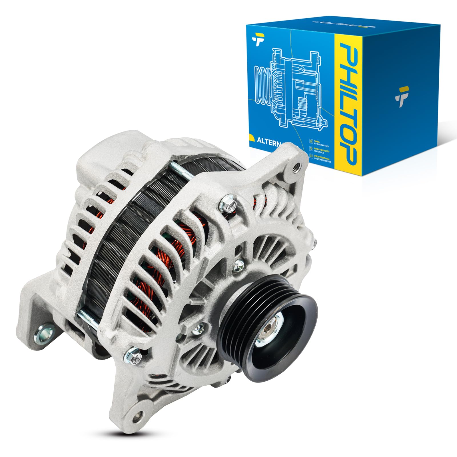PHILTOP 11226N New Alternator 110Amp for Subaru 2006-2010 Impreza 2.5T