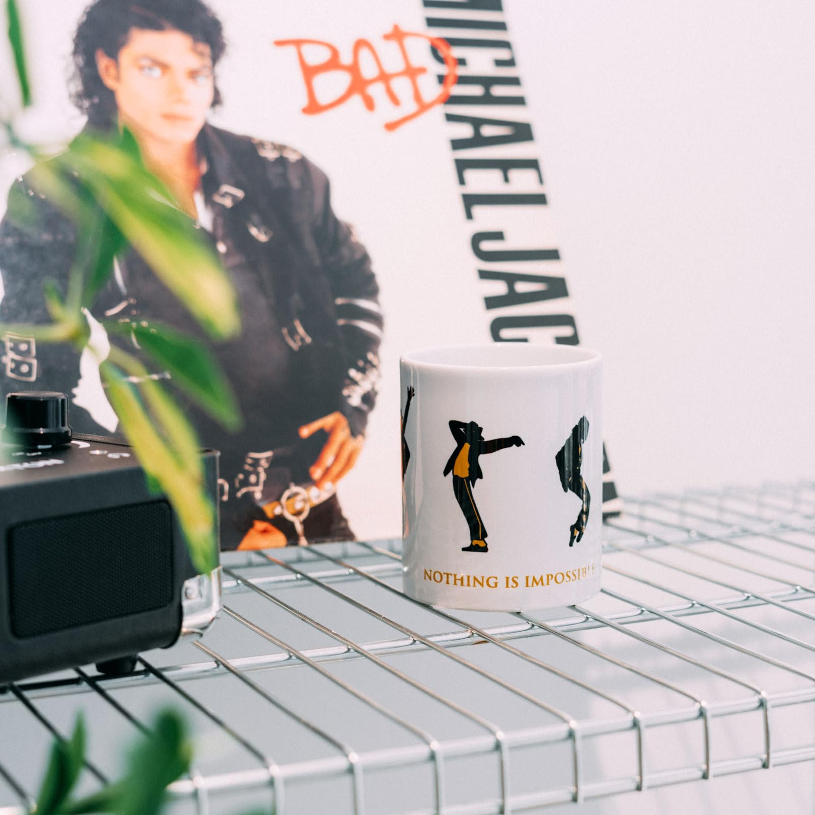 Grupo Erik Tazza Michael Jackson Nothing is Impossible 350 ml Ceramica Lavastoviglie Microonde