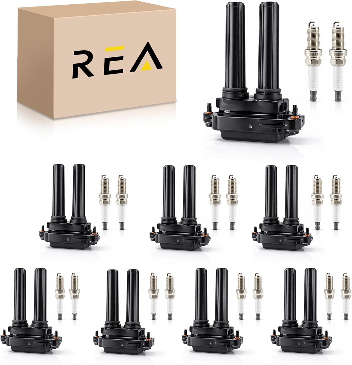 Ignition Coils & Iridium Spark Plugs Set of 24 Compatible with Ram 1500 5.7L 2011-2024,Ram 1500 Classic 5.7L 2019-2024,Ram 2500 5.7L 2011-2018,Dodge Ram 1500 5.7L 2009-2010 &More Replace UF504