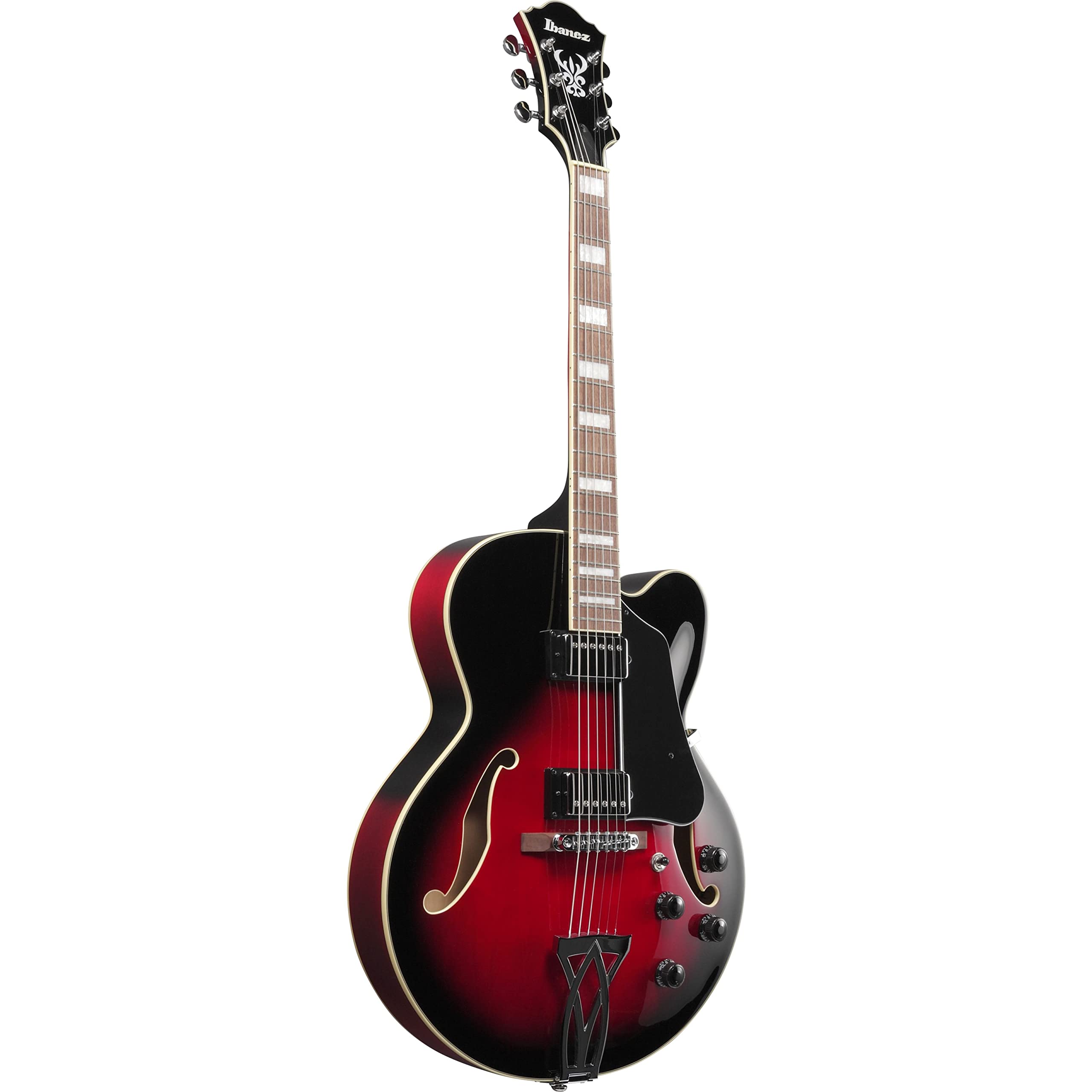 Ibanez Artcore AF75-TRS Transparent Red Sunburst - Guitare Électrique