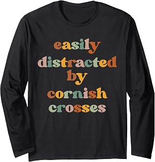 Easily Distracted By A Chicken - Dad Mom Cornish Cross Long Sleeve T-Shirt