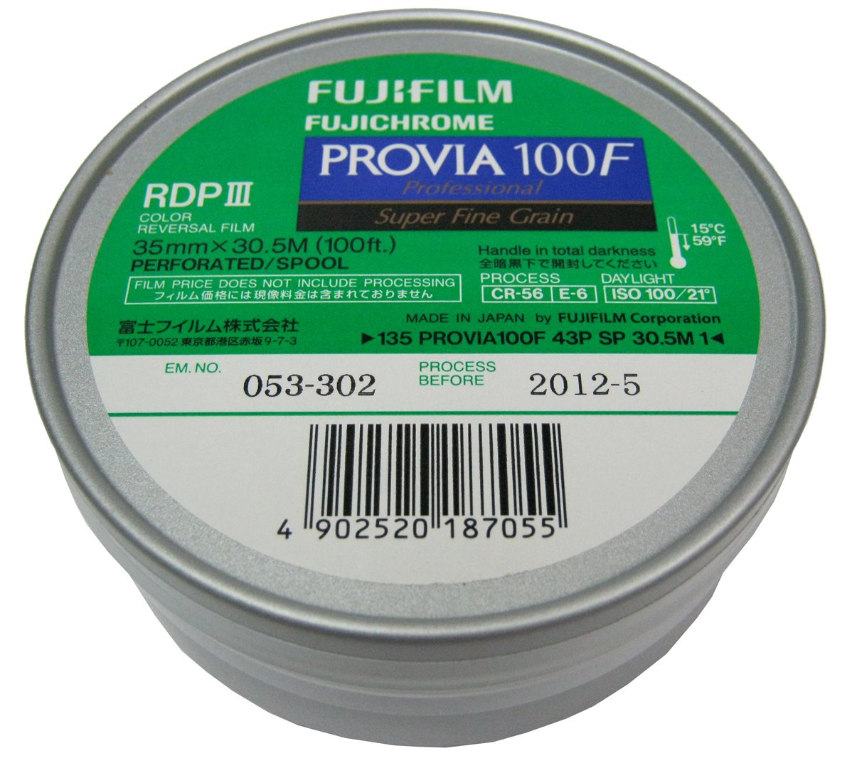 Fujifilm Fujichrome Provia 100f Rdpiii Slide Film 35mm X 100