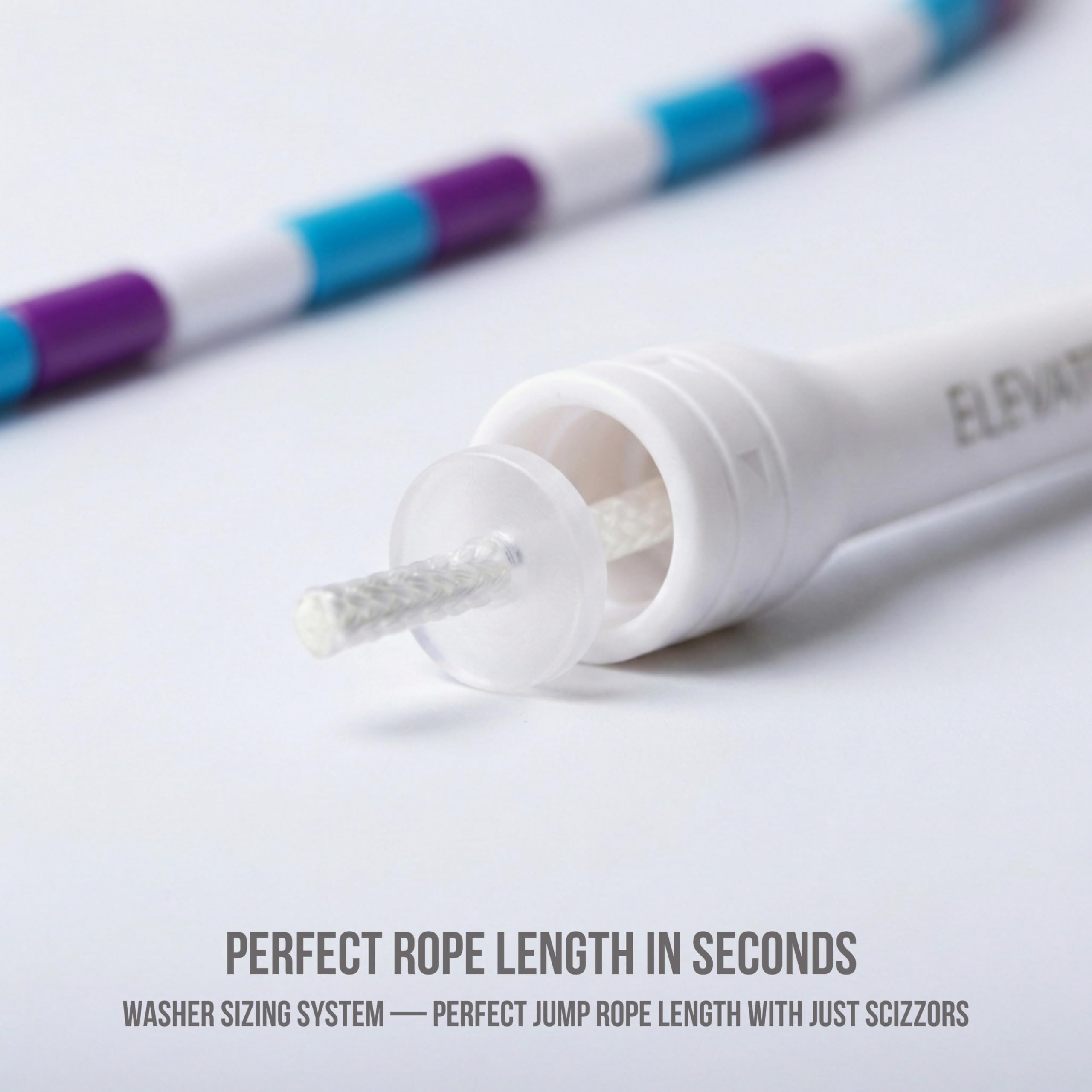 Elevate Rope Corda professionale per saltare con perline - 3 m regolabile, perle di qualità e corda in poliestere - per stili freestyle, cardio e trucchi